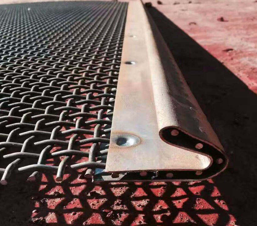 鐵皮包（bāo）邊錳鋼篩網